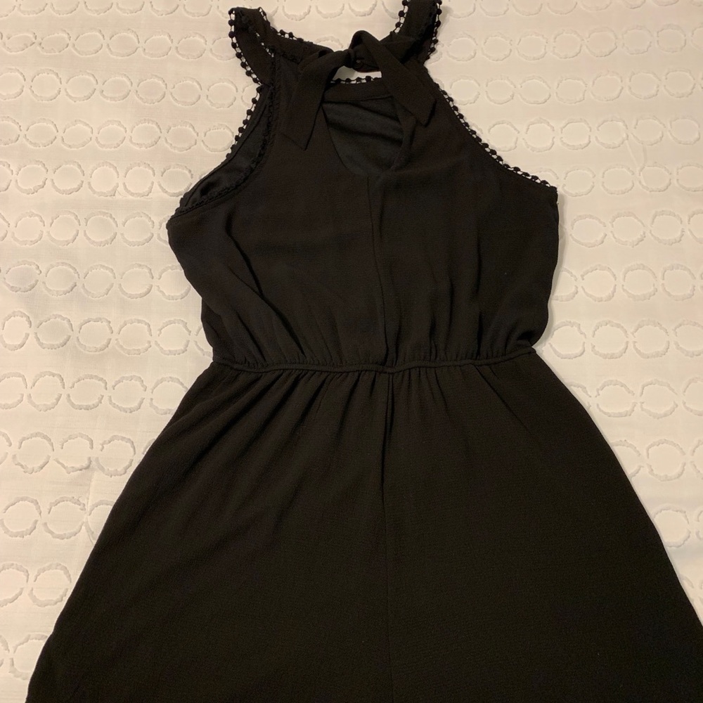 Detailed Black Romper